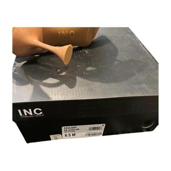 I.n.c. Women's Ezulah Embellished Strappy Dress Sandals, pumps, heel Dark Almond - Picture 5 of 8